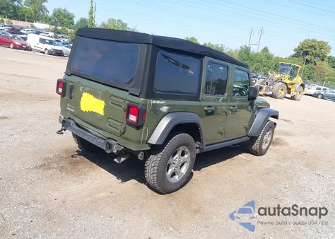 2021 Jeep Wrangler Unlimited Freedom 4X4 z USA, uszkodzony, nr VIN 1C4HJXDN7MW720493